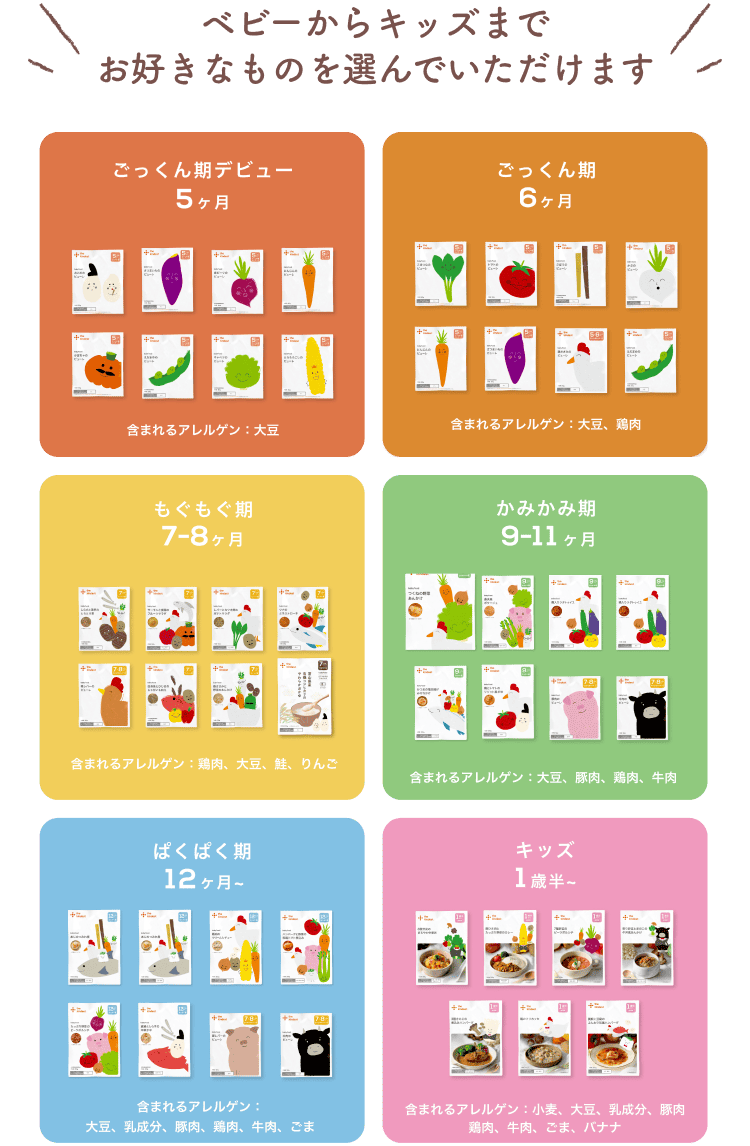 月齢6色